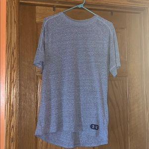 A Large Grey T-shirt. ( under armour )